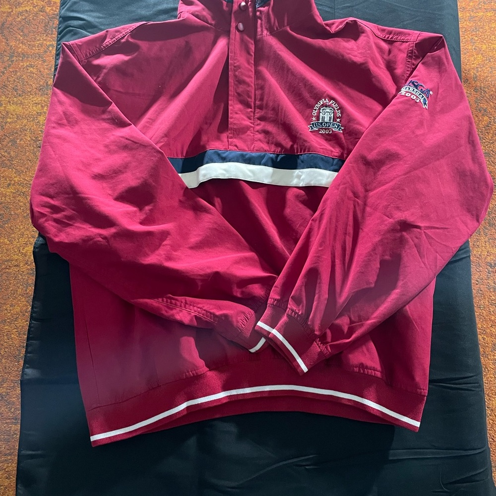 2003 Us Open Olympic Pullover With Embroidered Lo… - image 1